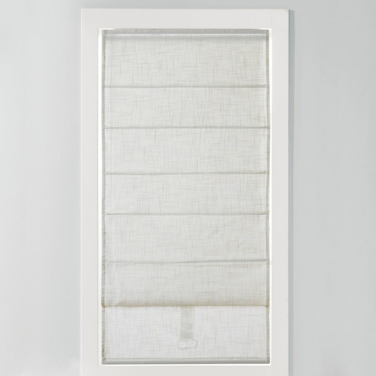 Madison Park Suvi Linen Blend Light Filtering Cordless Roman Shade