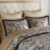 Madison Park Wellington 12 Piece Comforter Set with Cotton Bed Sheets