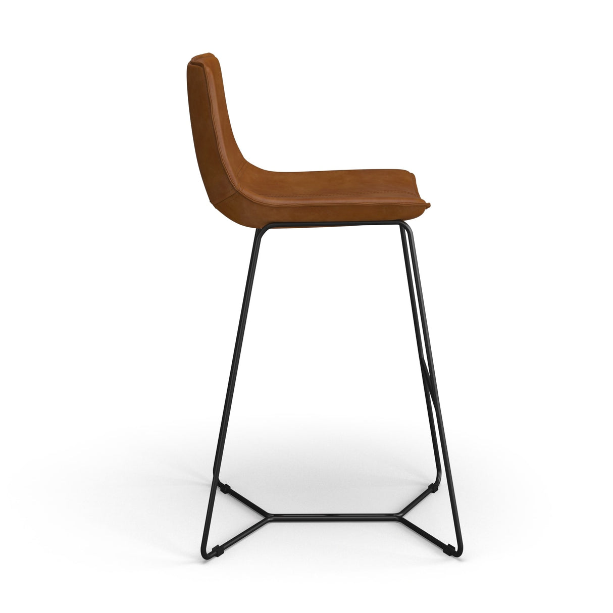 Madison Vegan Leather Bar Height Stools (Set of 2)