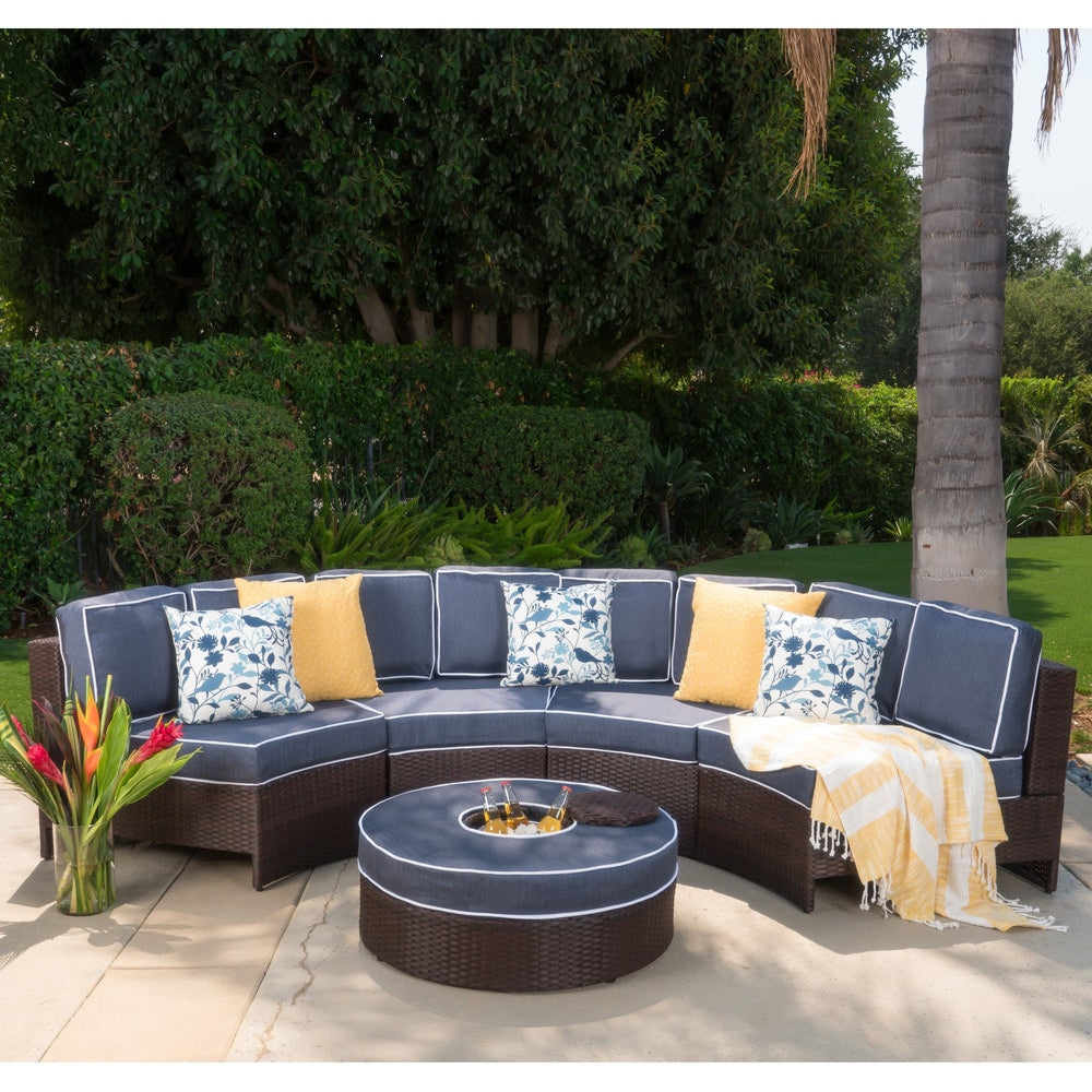 Madras Tortuga Wicker Chat Set by Christopher Knight Home