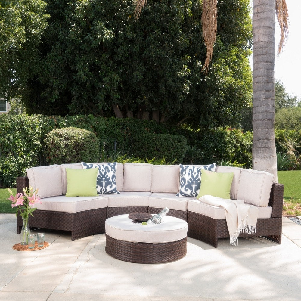 Madras Tortuga Wicker Chat Set by Christopher Knight Home