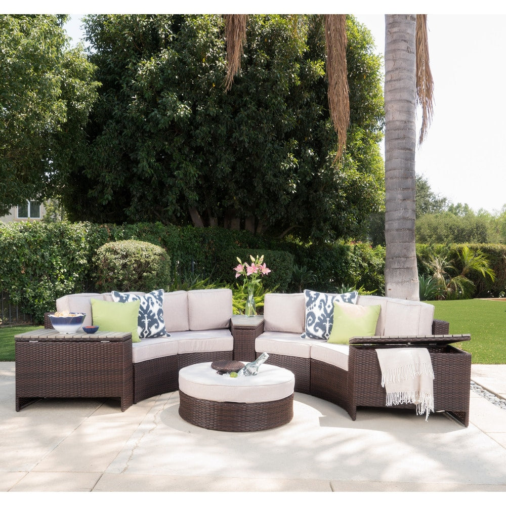 Madras Tortuga Wicker Chat Set by Christopher Knight Home