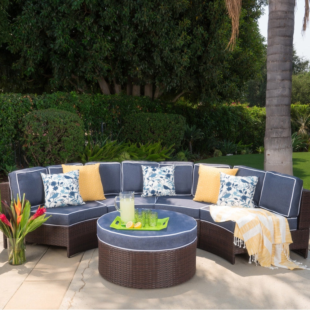 Madras Tortuga Wicker Chat Set by Christopher Knight Home