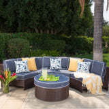 Madras Tortuga Wicker Chat Set by Christopher Knight Home