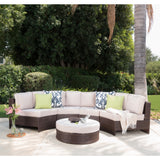 Madras Tortuga Wicker Chat Set by Christopher Knight Home