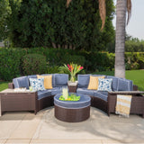 Madras Tortuga Wicker Chat Set by Christopher Knight Home