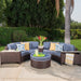 Madras Tortuga Wicker Chat Set by Christopher Knight Home