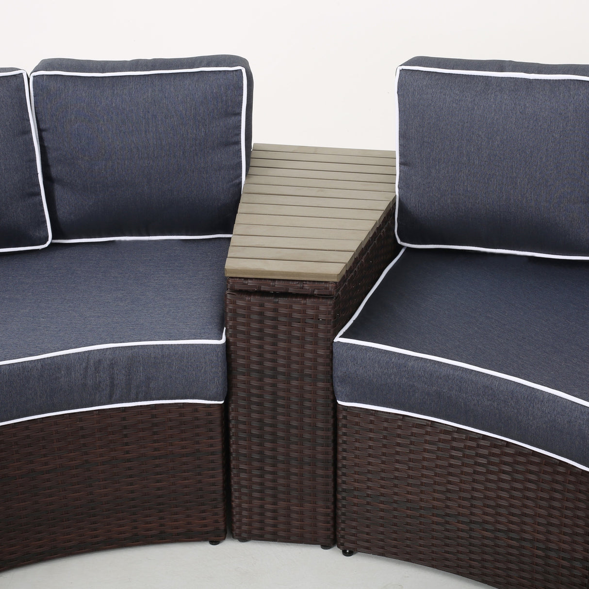Madras Tortuga Wicker Chat Set by Christopher Knight Home