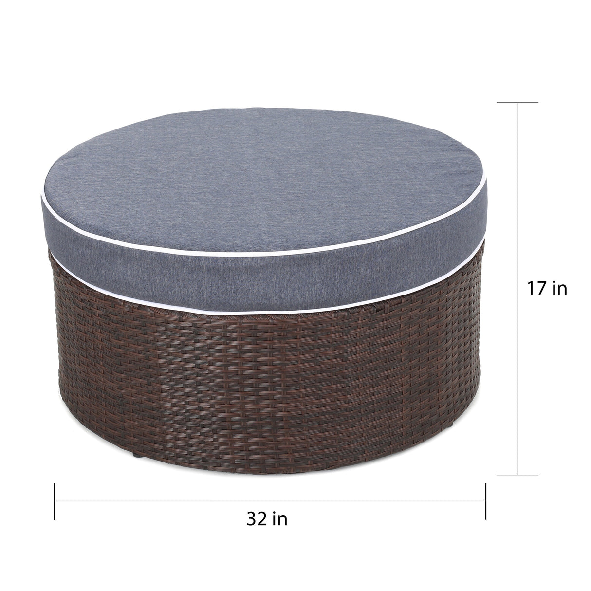 Madras Tortuga Wicker Chat Set by Christopher Knight Home