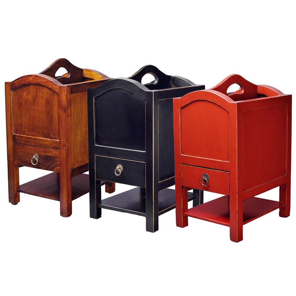 Magazine Stand with Drawer