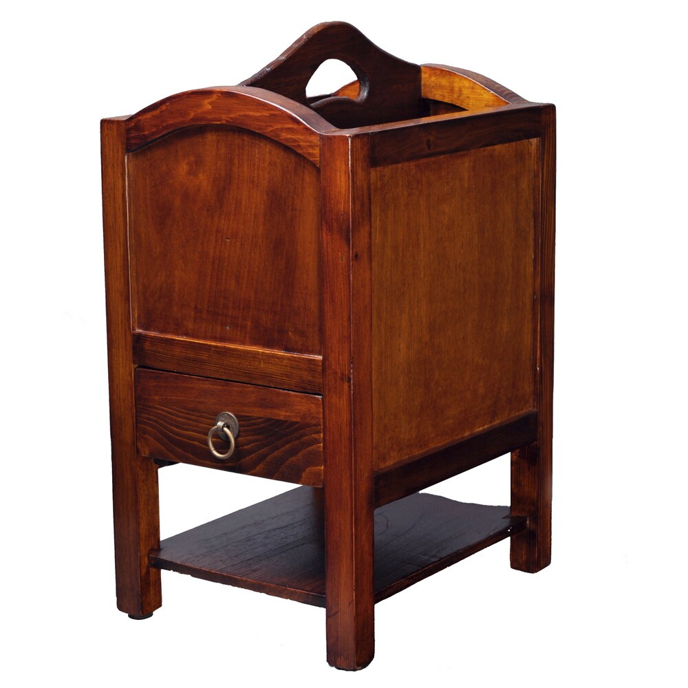 Magazine Stand with Drawer