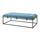 Magdalene Velvet Ottoman Bench by Christopher Knight Home