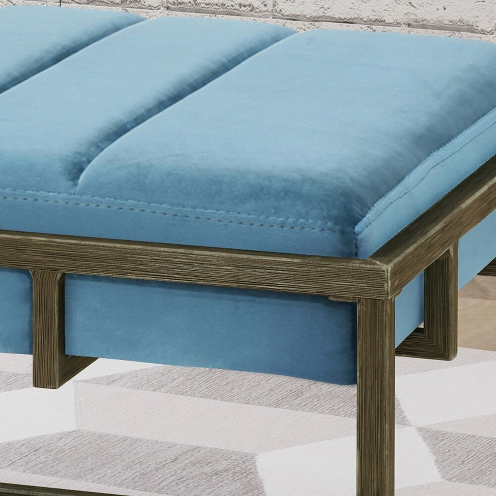 Magdalene Velvet Ottoman Bench by Christopher Knight Home