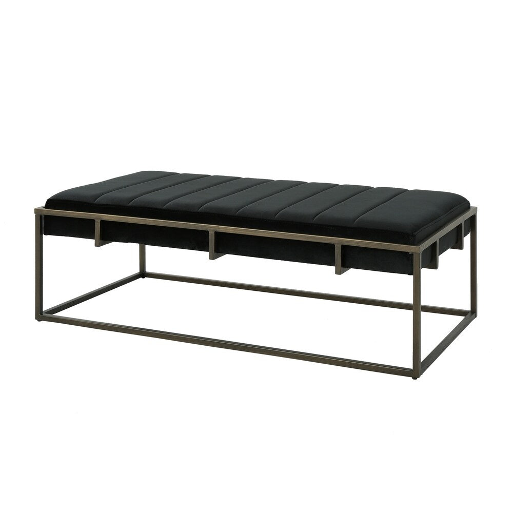 Magdalene Velvet Ottoman Bench by Christopher Knight Home