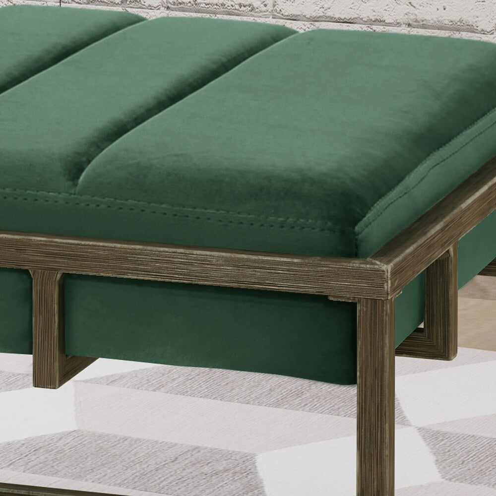 Magdalene Velvet Ottoman Bench by Christopher Knight Home