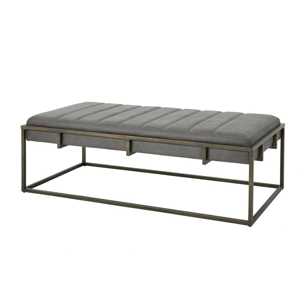 Magdalene Velvet Ottoman Bench by Christopher Knight Home