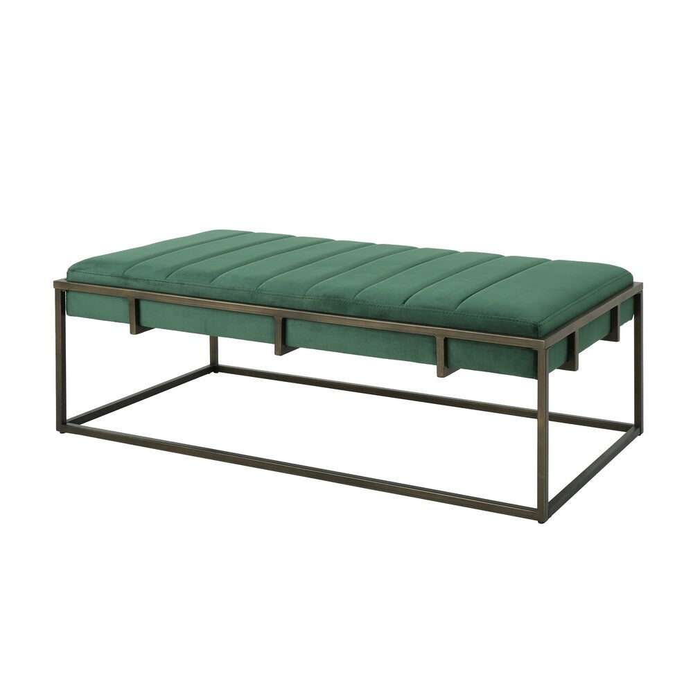 Magdalene Velvet Ottoman Bench by Christopher Knight Home