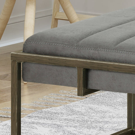 Magdalene Velvet Ottoman Bench by Christopher Knight Home