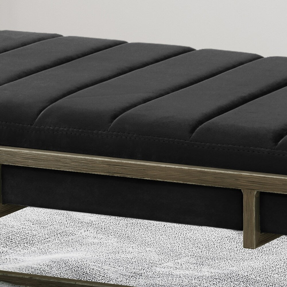 Magdalene Velvet Ottoman Bench by Christopher Knight Home