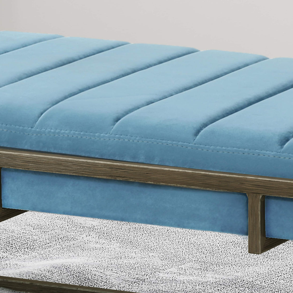 Magdalene Velvet Ottoman Bench by Christopher Knight Home