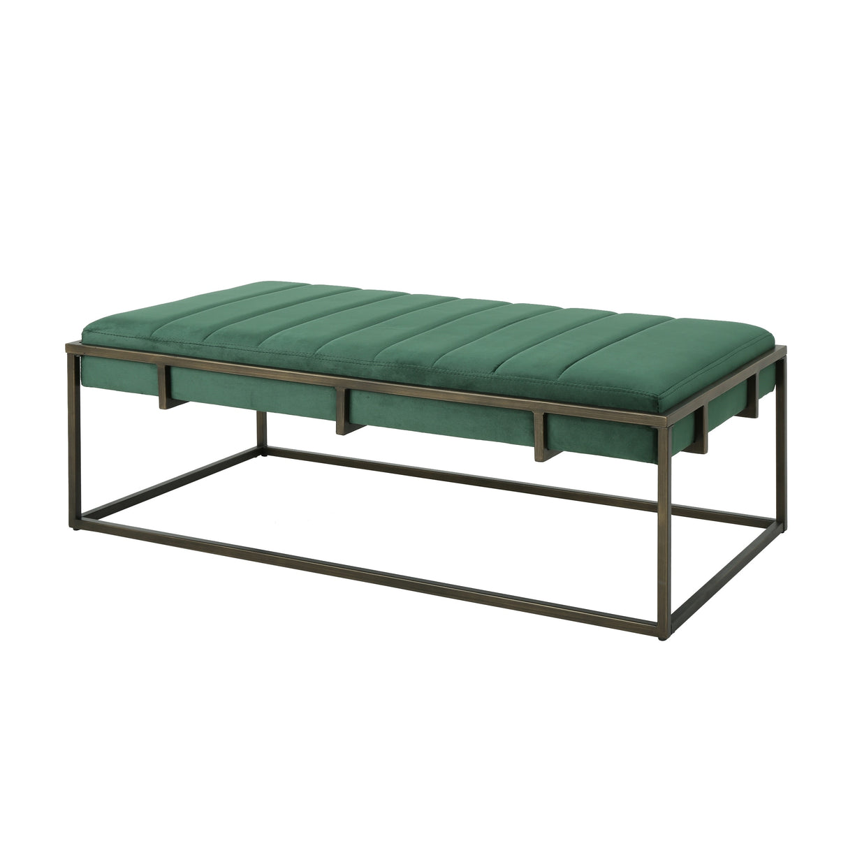 Magdalene Velvet Ottoman Bench by Christopher Knight Home