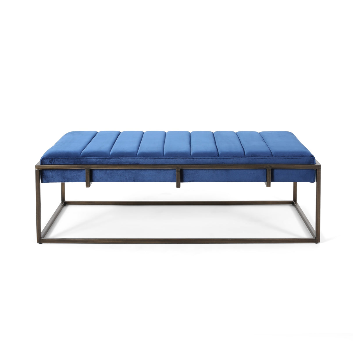 Magdalene Velvet Ottoman Bench by Christopher Knight Home