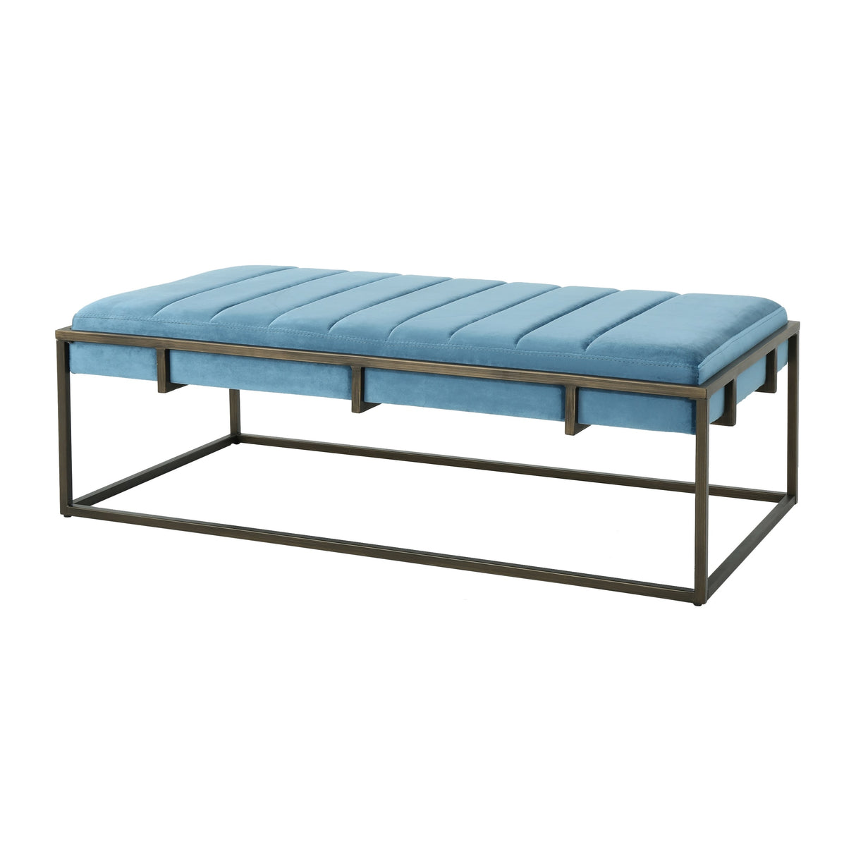 Magdalene Velvet Ottoman Bench by Christopher Knight Home