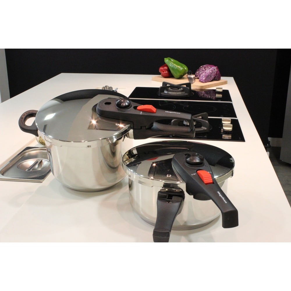 Magefesa Practika Plus Stainless Steel 3-piece Pressure Cooker Set