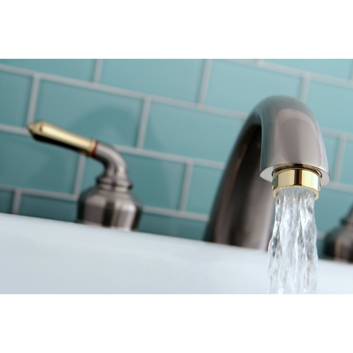 Kingston Brass Magellan 3-Hole Deck Mount Roman Tub Faucet