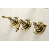 Kingston Brass Magellan Three-Handle Tub and Shower Faucet
