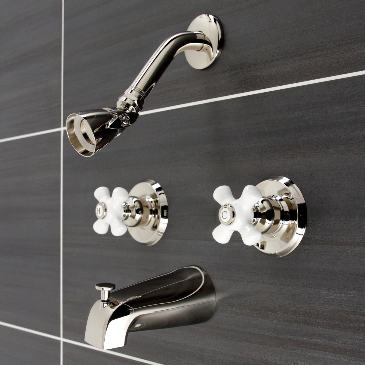 Kingston Brass Magellan Tub and Shower Faucet