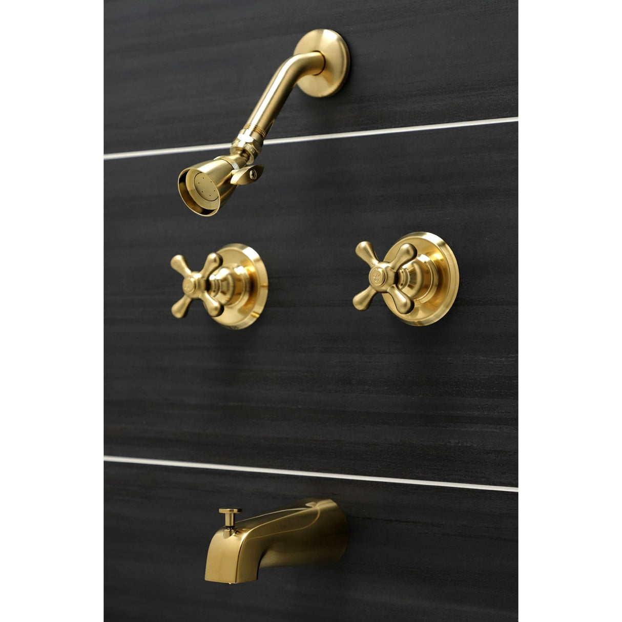 Kingston Brass Magellan Two-Handle Tub and Shower Faucet