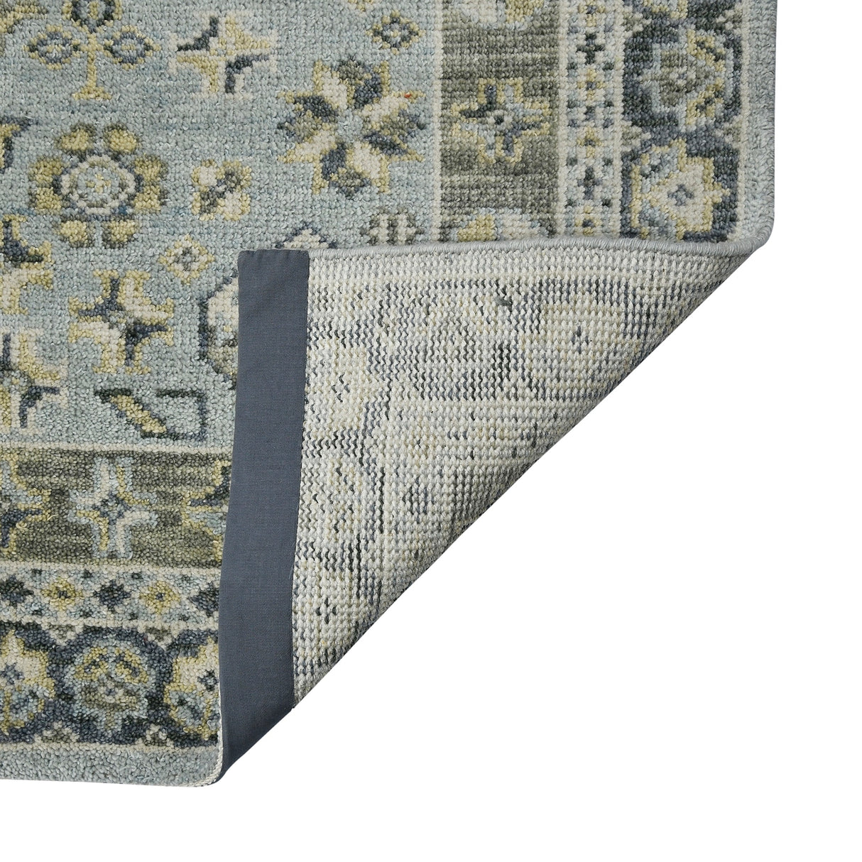 Magi Diviana Jane Sky Blue Hand-Knotted Wool Area Rug