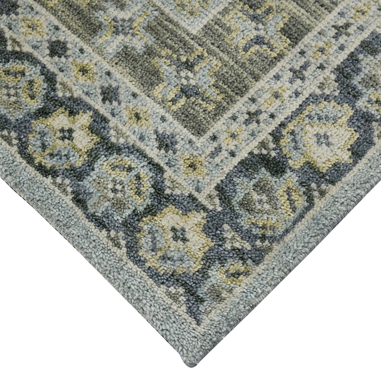 Magi Diviana Jane Sky Blue Hand-Knotted Wool Area Rug