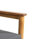 Magnolia Outdoor Acacia Wood Chat Set by Christopher Knight Home