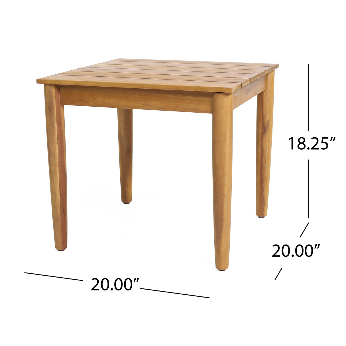 Magnolia Outdoor Acacia Wood Chat Set by Christopher Knight Home