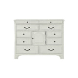 Magnussen Home Furnishings B3681 Hancock Park Vintage White 10-Drawer Chesser