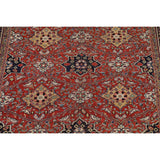 Mahal Persian Antique Rug Hand-Knotted Wool Carpet - 7'4"x 10'3"
