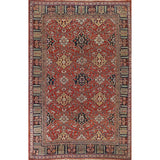 Mahal Persian Antique Rug Hand-Knotted Wool Carpet - 7'4"x 10'3"
