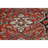 Mahal Persian Antique Rug Hand-Knotted Wool Carpet - 7'4"x 10'3"
