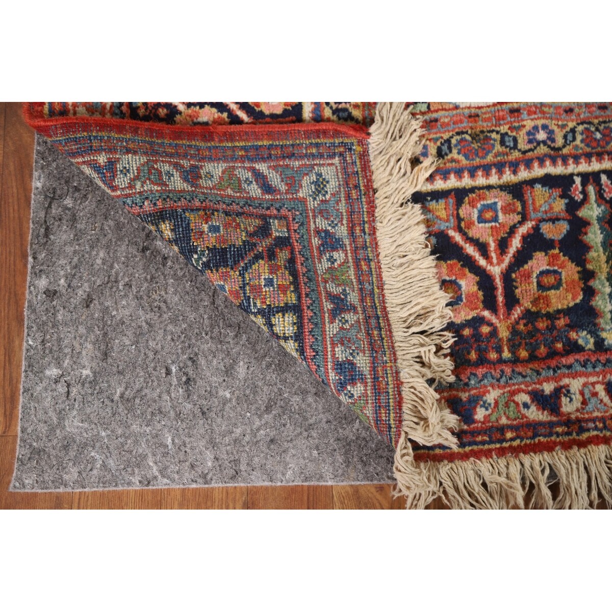 Mahal Persian Antique Rug Hand-Knotted Wool Carpet - 7'4"x 10'3"