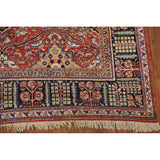 Mahal Persian Antique Rug Hand-Knotted Wool Carpet - 7'4"x 10'3"