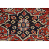 Mahal Persian Antique Rug Hand-Knotted Wool Carpet - 7'4"x 10'3"