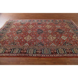 Mahal Persian Antique Rug Hand-Knotted Wool Carpet - 7'4"x 10'3"