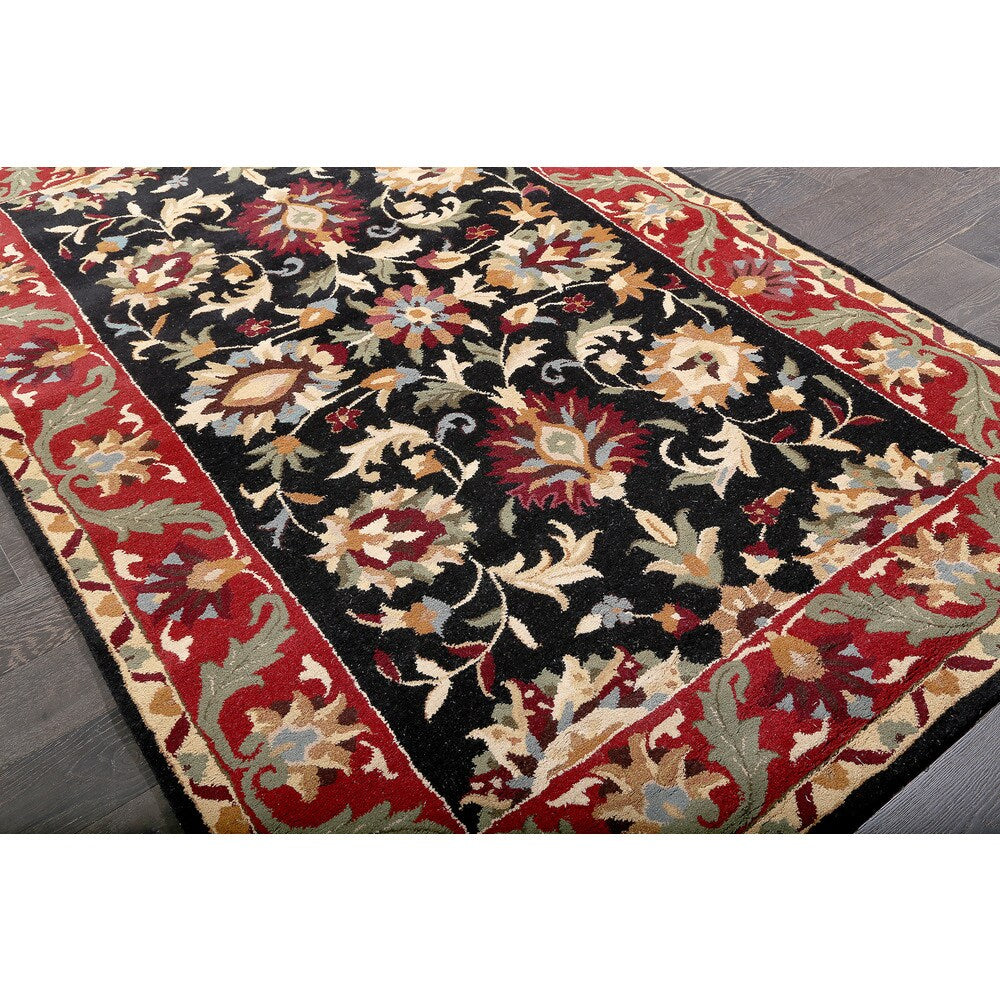 Mahi Floral Persian-style Wool Floral Area Rug (6' x 9')
