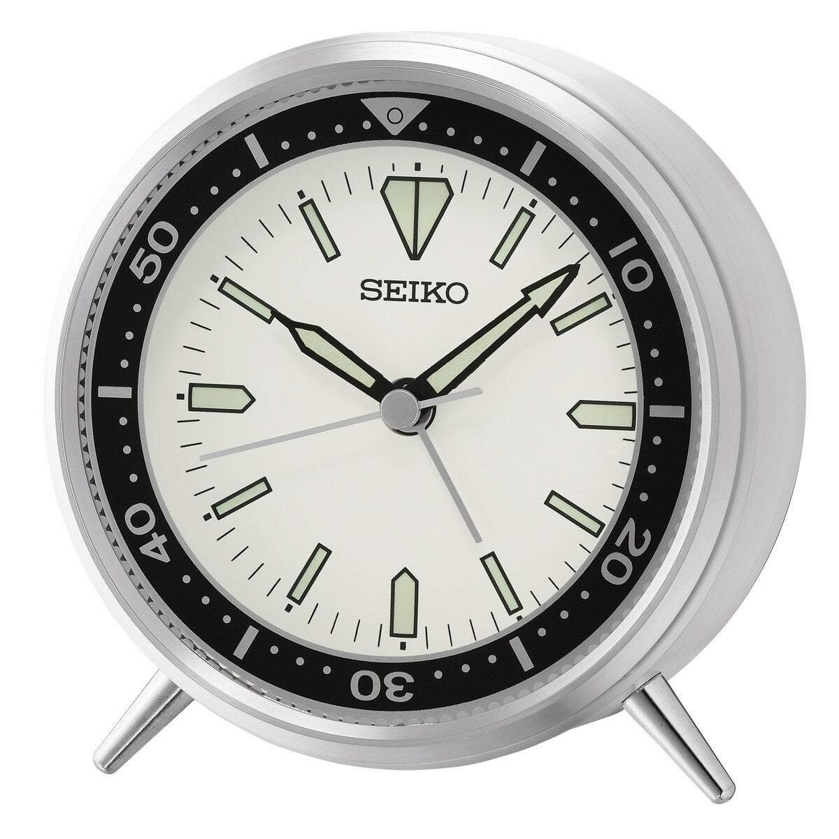 Mai T Alarm Clock, Silver - N/A