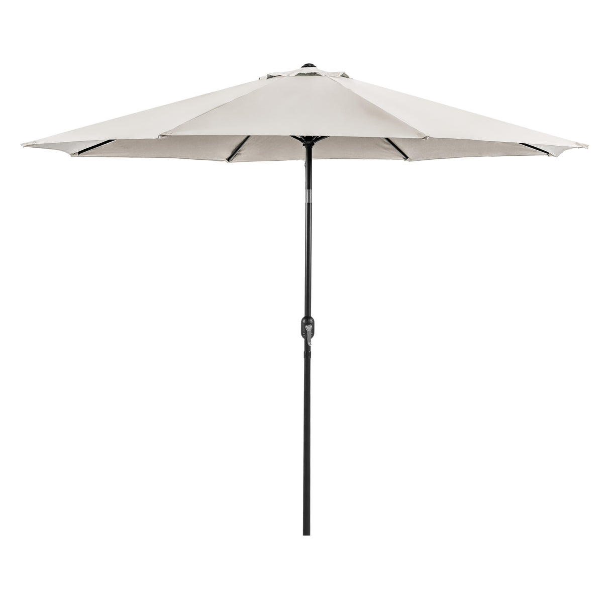 Maine 11-foot Steel Round Market Umbrella with Tilt and Crank by Furniture of America
