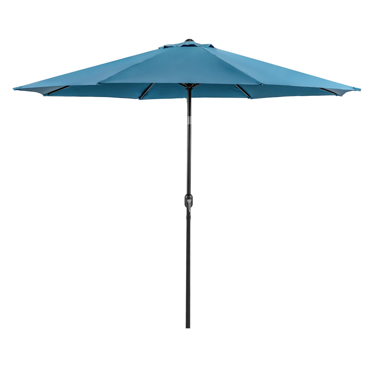 Maine 11-foot Steel Round Market Umbrella with Tilt and Crank by Furniture of America