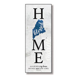 Maine Home-Blessed Wood Wall Plaque with Hanger 6 inches x 15 3/4 inches