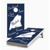 Maine State Pride Cornhole Game (Choose Wraps or Boards)